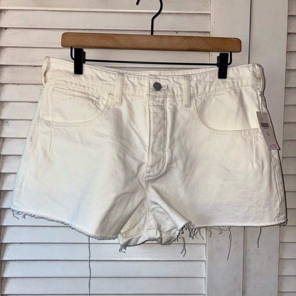 Anthropologie Pilcro “The Devon” White Denim Shorts NWT Size 31 - Picture 3 of 7
